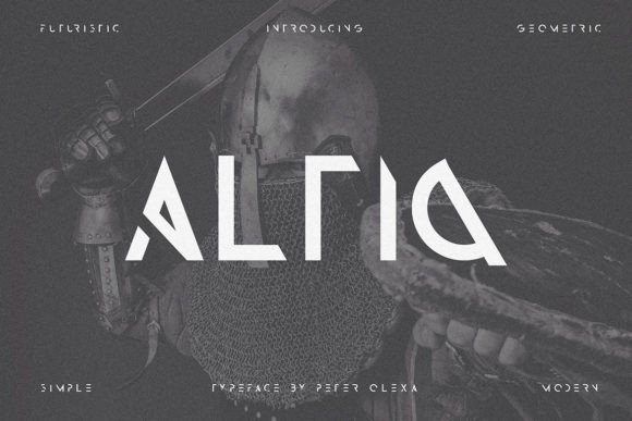 Altiq: The Futuristic Display Font for Modern Business Branding