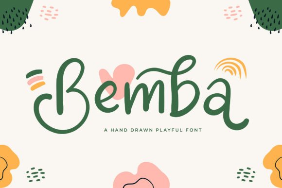 Bemba: A Playful Hand-Drawn Display Font for Creative Makers