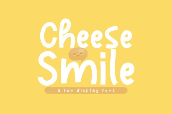 Cheese Smile Typeface: A Playful Display Font for Engaging Editorial Design