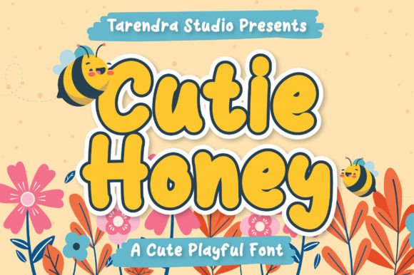 CutieHoney: The Playful Display Font for Handmade Branding