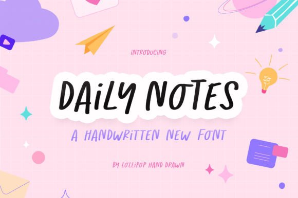 Daily Notes: The Handwritten Display Font for Organic Brand Campaigns