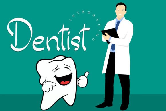 Dentist: A Handwritten Display Font for Elegant Branding