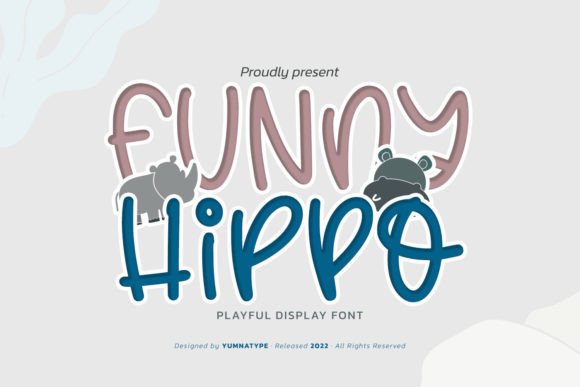 Funny Hippo: The Casual Display Font for Playful Business Branding
