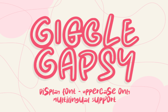 Giggle Gapsy: The Playful Display Font for Kid-Focused Brands