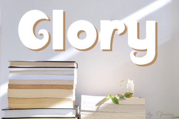Glory Minimal Display Font for Editorial Design