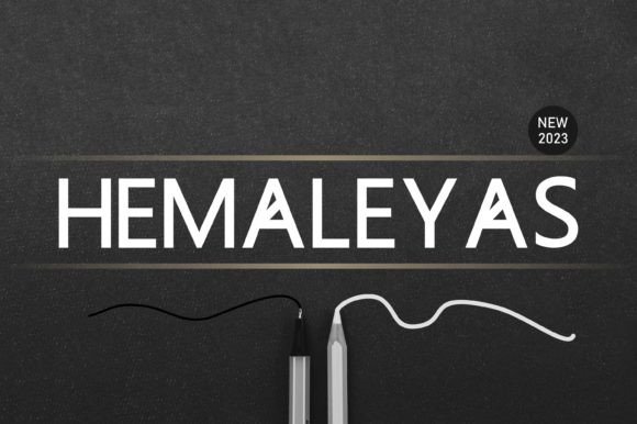 Hemaleyas Display Font for Boutique Branding