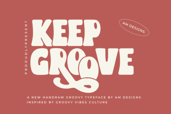 Keep Groove Display Font for Playful Brand Identity