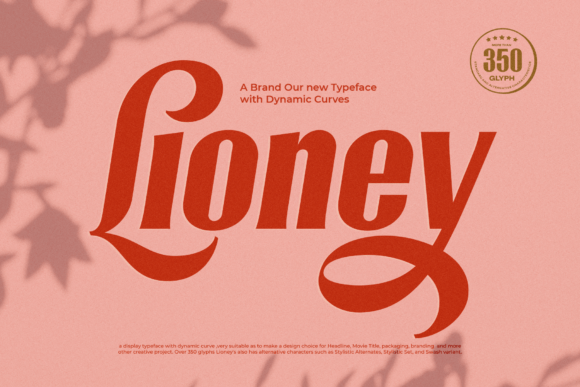 Lioney Oblique: A Modern Display Typeface for Editorial Design