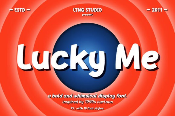 Lucky Me: A Whimsical Display Font for Playful Web Design