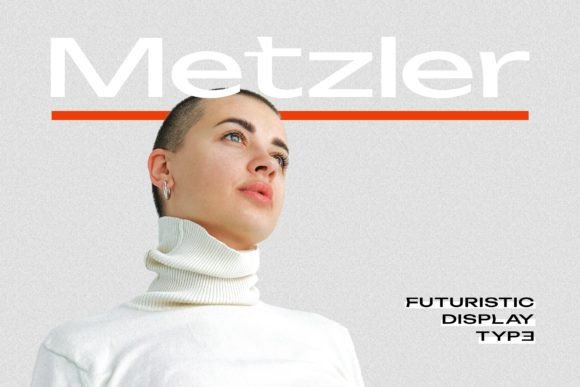 Metzler: The Futuristic Display Font for Bold Digital Branding