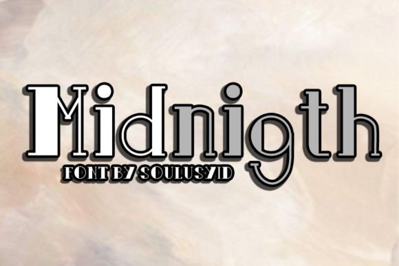 Midnigth Typeface Review: Bold Quirky Display Fonts for Branding