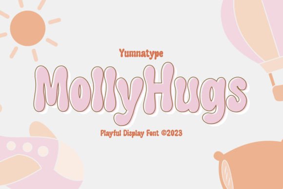 Molly Hugs: A Soft Display Font for Editorial Branding