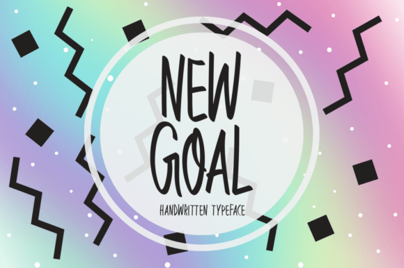 New Goal: The Quirky Display Font You Need