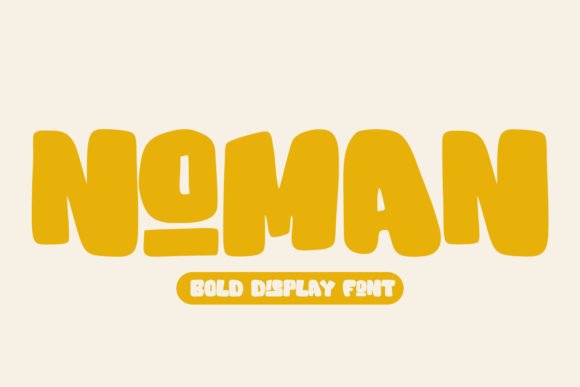 Noman: A Bold Retro Display Font for Editorial Impact