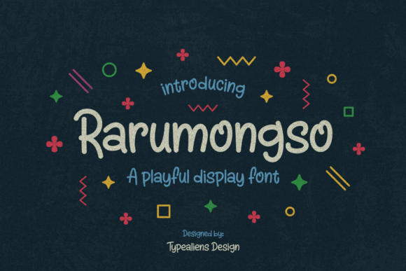 Rarumongso: A Playful Typeface for Modern Children’s Branding