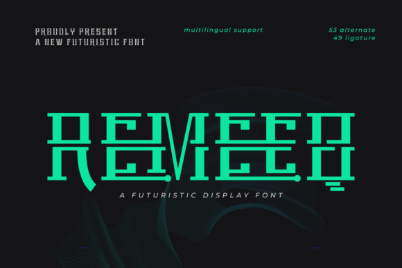 Remeeq: The Futuristic Font for Modern Editorial Design