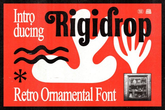 Rigidrop: A Vintage Signage-Inspired Display Font for Bold Campaigns