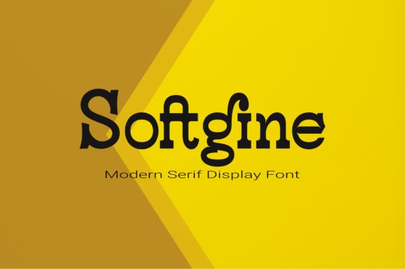 Softgine: A Modern Display Serif for Premium Brand Identity