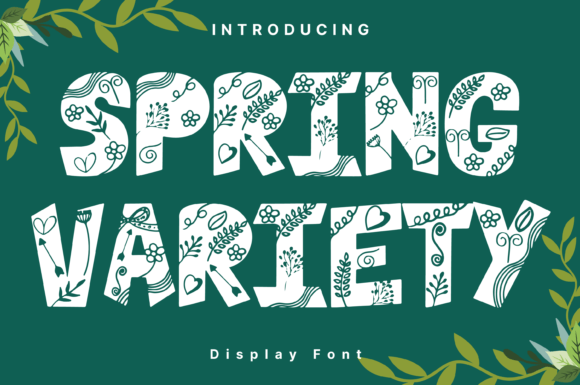 Spring Variety: A Whimsical Handwritten Font for Boutique Branding
