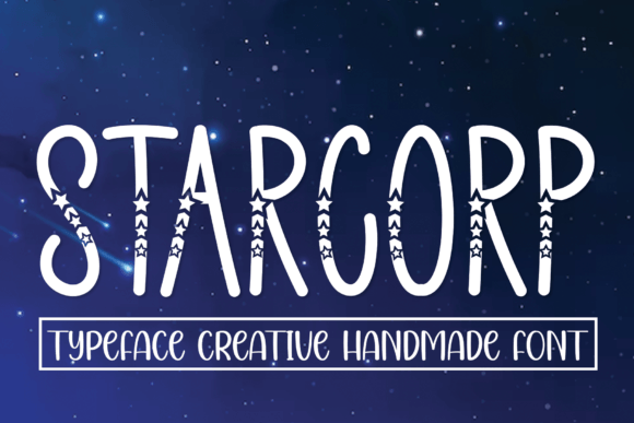 Starcorp: A Sweet Handwritten Display Font for Editorial Design