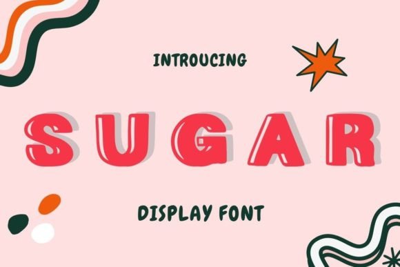 Sugar Display Font for Handmade Labels, Invitations, and Craft Projects
