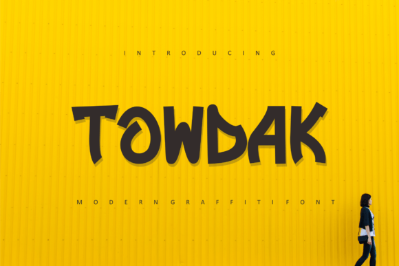 Towdak Display Font Review for Handmade Product Branding