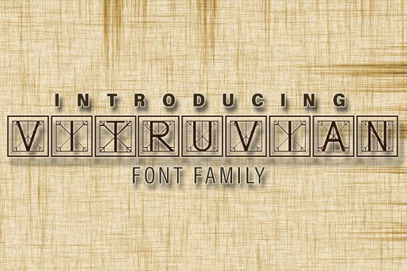 Vitruvian: A Vintage Display Font for Authentic Brand Identity