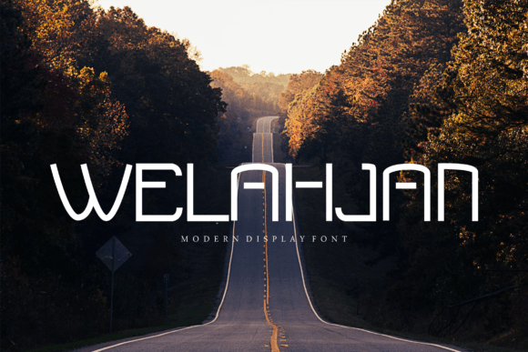 Welahjan: A Bold Display Font for Modern Editorial Design