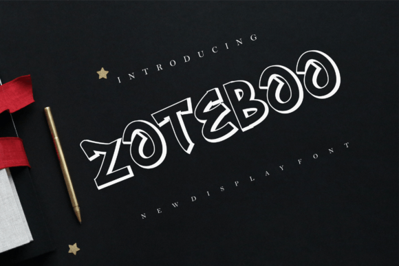 Zoteboo: The Urban Display Font for Trendy Handmade Products